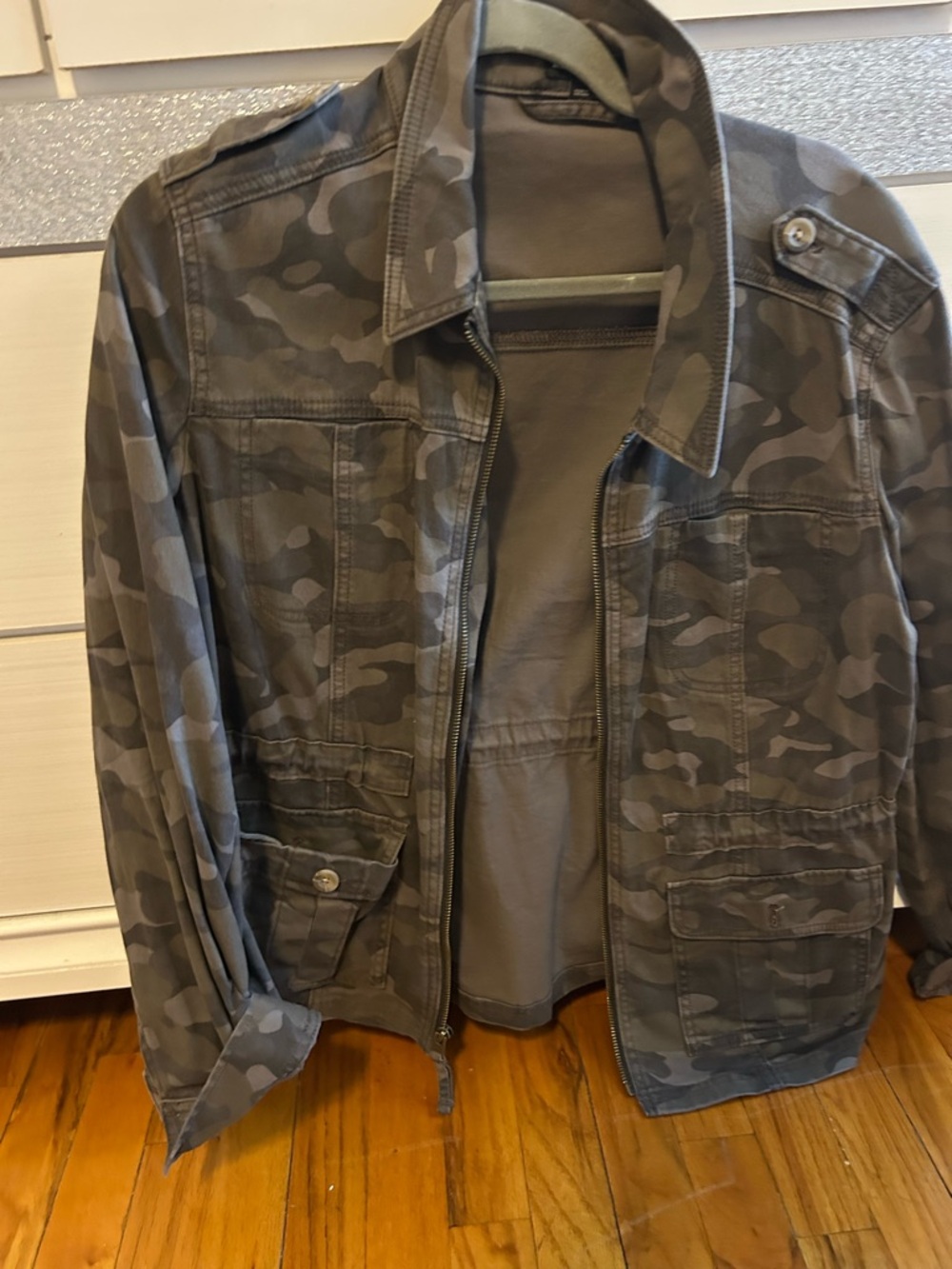 Express Camo Field Jacket in Gray
